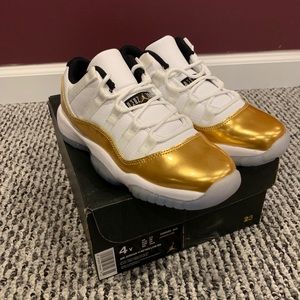 Air Jordan retro 11 low bg gold